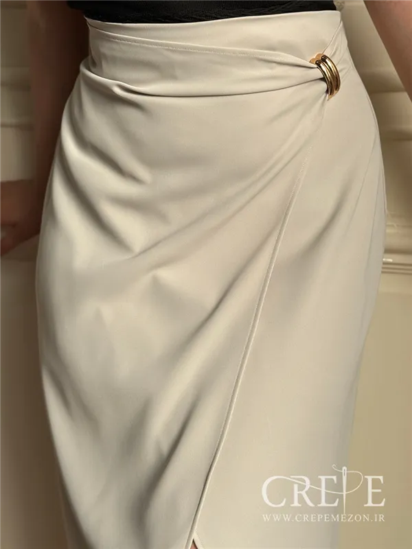 دامن پارکر سگک دار قد 82