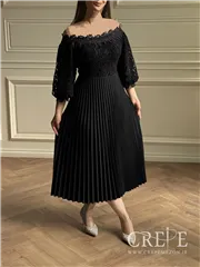 پیراهن دانتل پلیسه