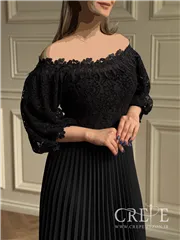 پیراهن دانتل پلیسه