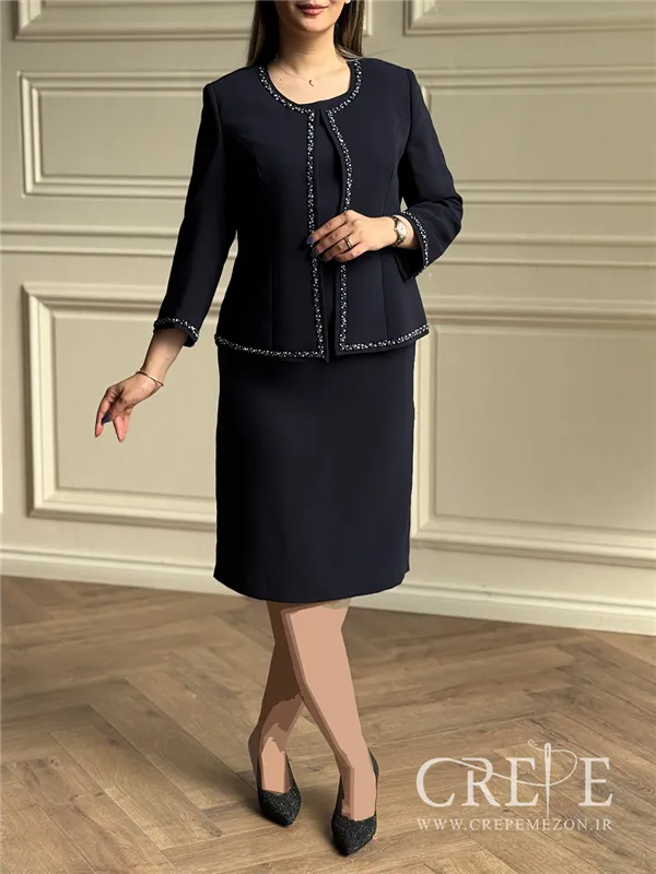 سه تیکه حاشیه سنگدوزی