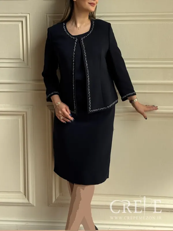 سه تیکه حاشیه سنگدوزی