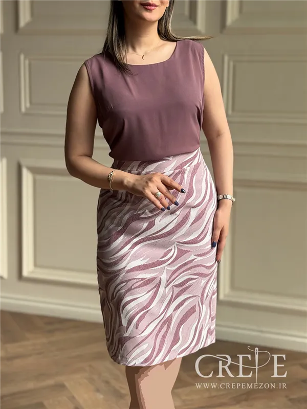 سه تیکه کت و دامن طرحدار