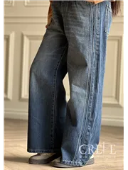 شلوار جین شافل تمام کش 