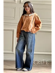 شلوار جین شافل تمام کش 