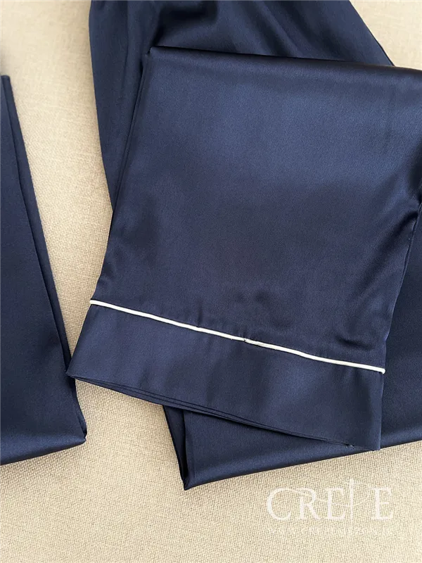 بلوز شلوار ساتن جلو دکمه