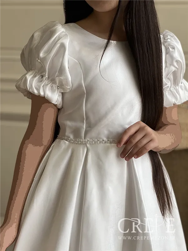 پیراهن ماکسی آستین پفی