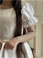 پیراهن ماکسی آستین پفی