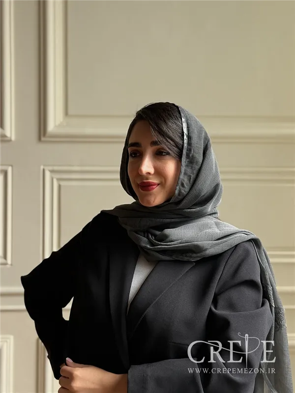 شال مزونی دانتل دار