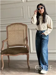 شومیز یقه نوار گیپور