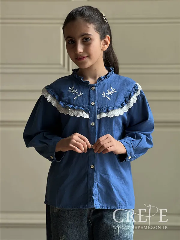 شومیز جلو گلدوزی