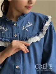 شومیز جلو گلدوزی