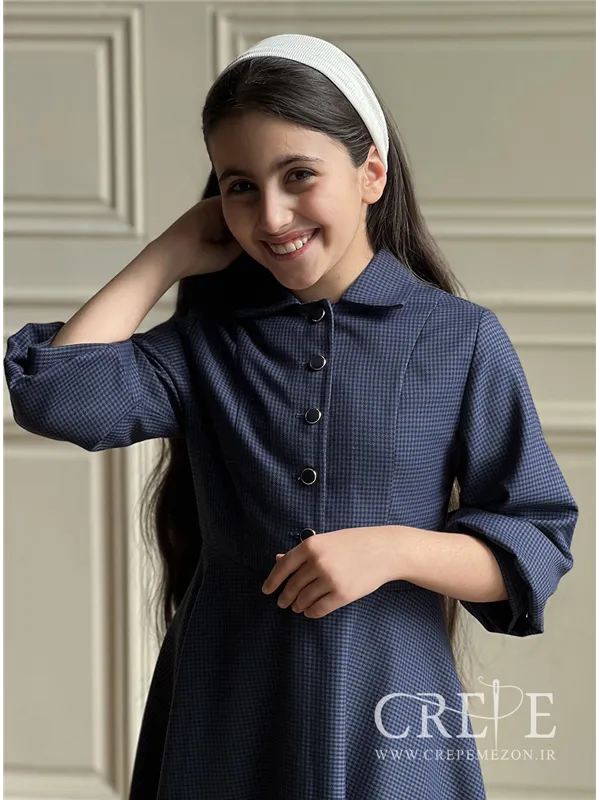 پیراهن یقه شکاری 