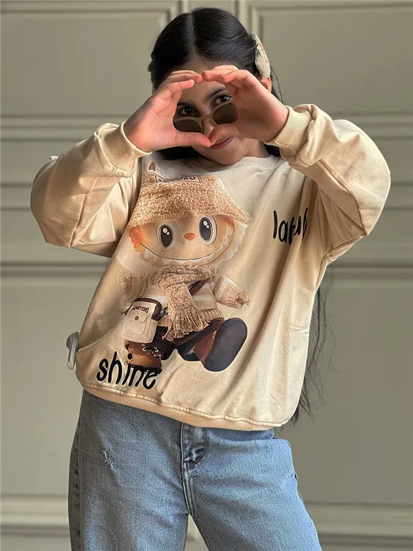 بلوز لبوبو طرح کلاه دار