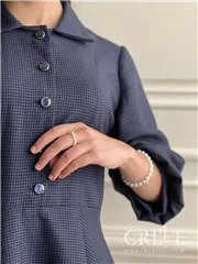 پیراهن یقه شکاری 