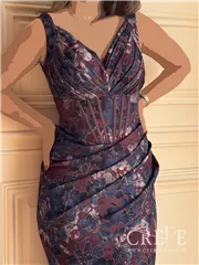 پیراهن تاپلکس گلدار