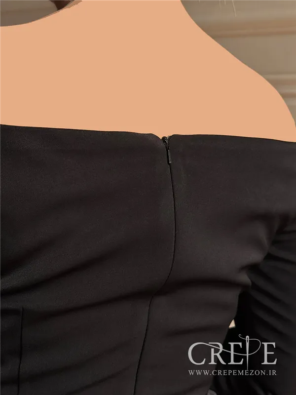 پیراهن کوتاه یقه قایقی