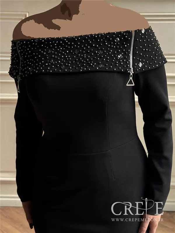 پیراهن کوتاه یقه کار شده