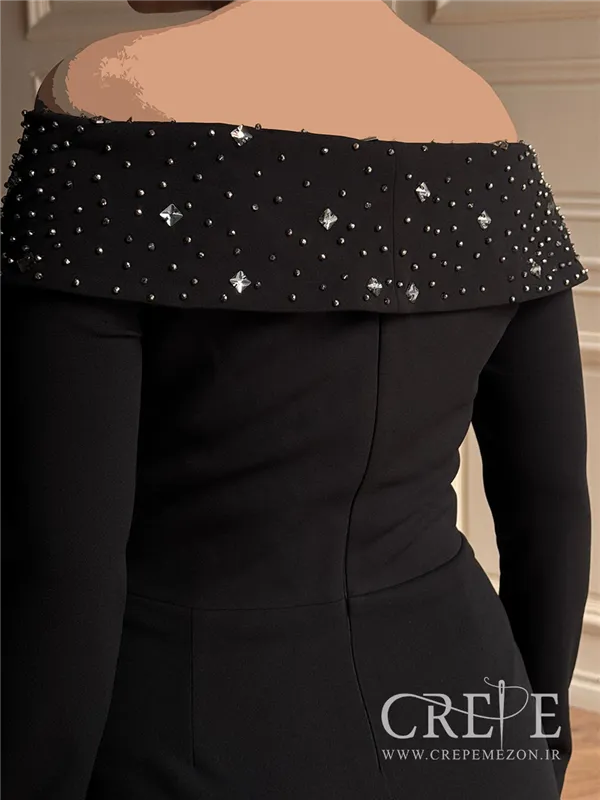 پیراهن کوتاه یقه کار شده