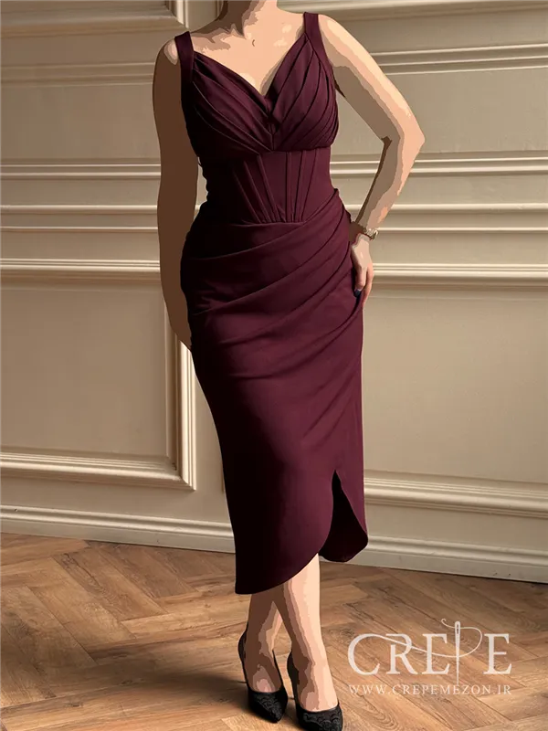 پیراهن تاپلکسی ساده  