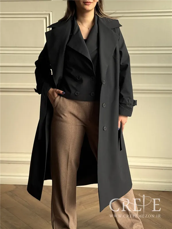 بارانی دوتیکه کت سارافون