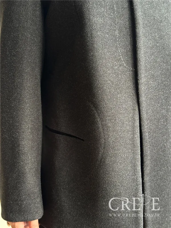 کت فوتر یقه گرد شلال دوزی