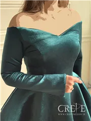 پیراهن عروسکی ساندویچی مخمل