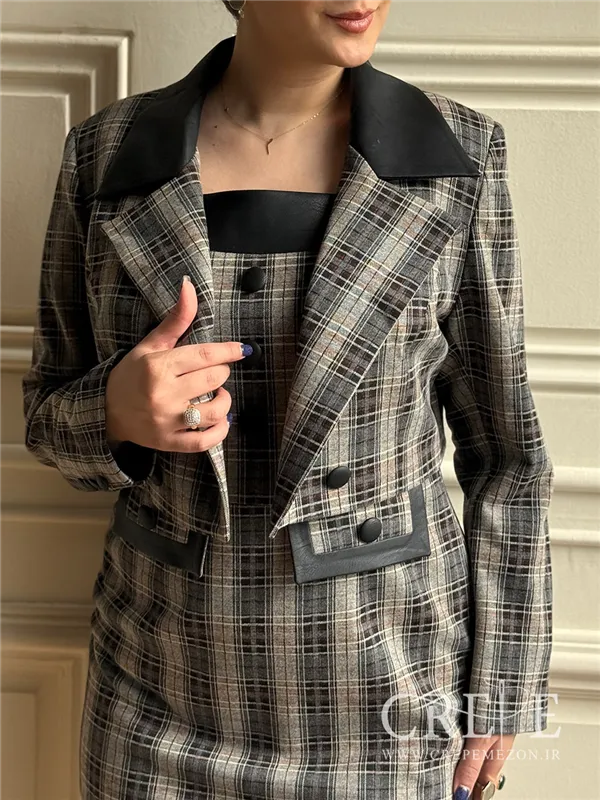 کت سارافون چهارخونه