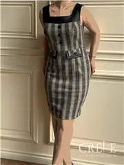 کت سارافون چهارخونه