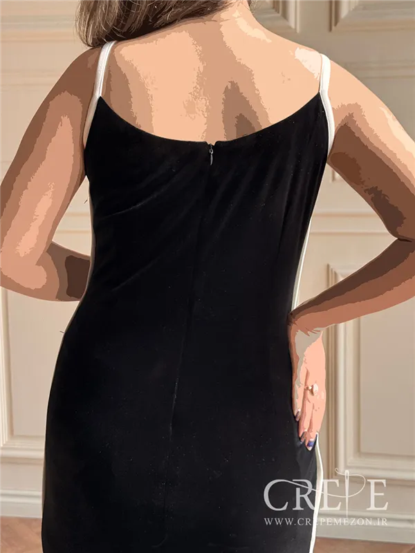 پیراهن مخمل مغزی دار