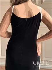 پیراهن مخمل مغزی دار