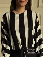 شومیز کیمونو طرحدار جلو گره ای