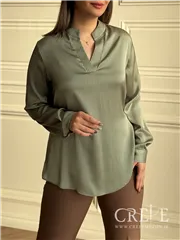 شومیز یقه هفت راه راه