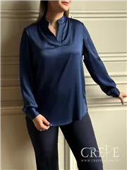 شومیز یقه هفت راه راه