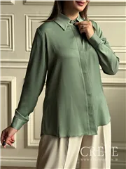 شومیز دکمه مخفی جولیا