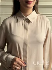 شومیز دکمه مخفی جولیا