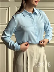 شومیز دکمه مخفی جولیا