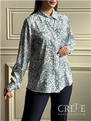 شومیز یقه مردانه طرحدار