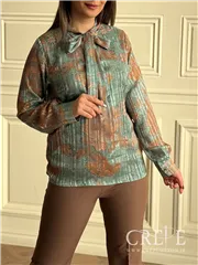 شومیز حریر شاین کرواتی