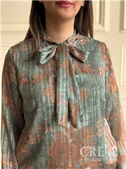 شومیز حریر شاین کرواتی