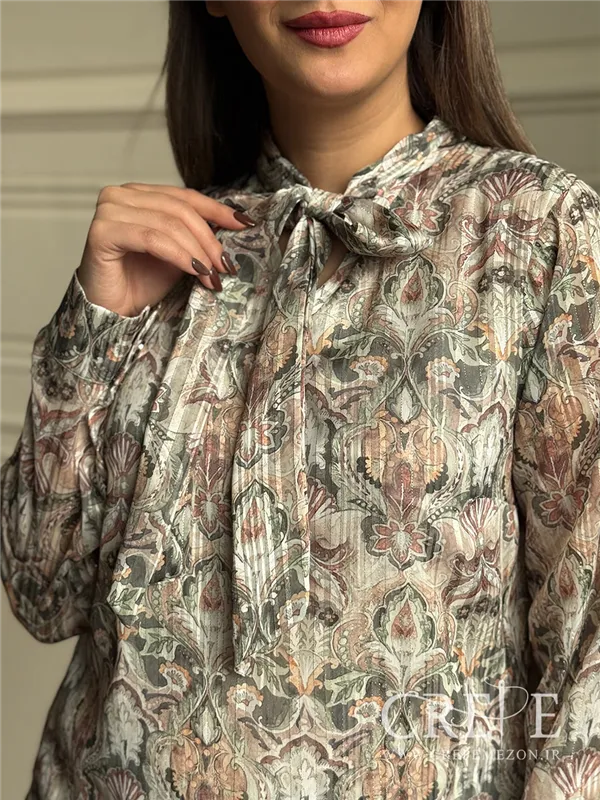 شومیز حریر شاین کرواتی