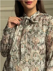 شومیز حریر شاین کرواتی