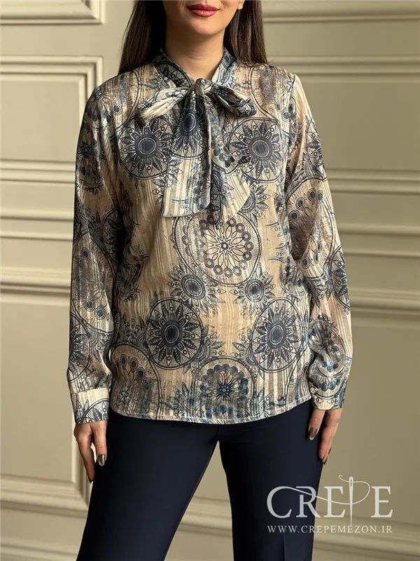 شومیز حریر شاین کرواتی