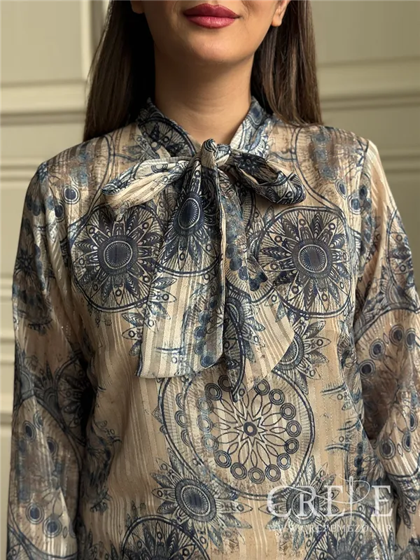 شومیز حریر شاین کرواتی