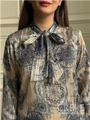 شومیز حریر شاین کرواتی