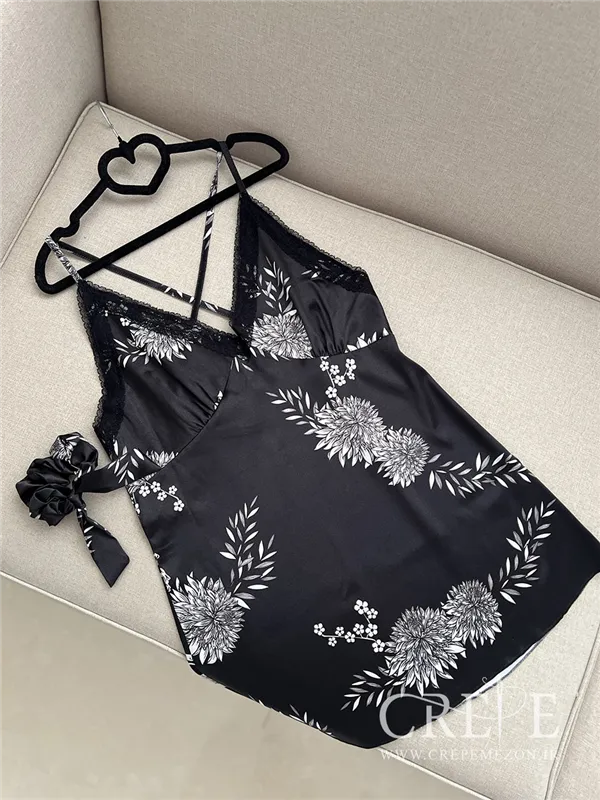 لباس خواب پیراهنی طرح دار لورنزا