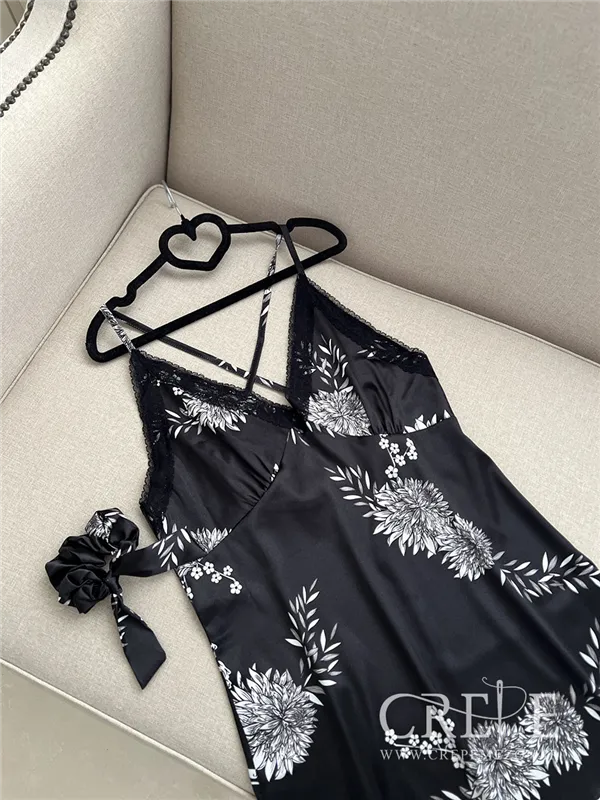 لباس خواب پیراهنی طرح دار لورنزا