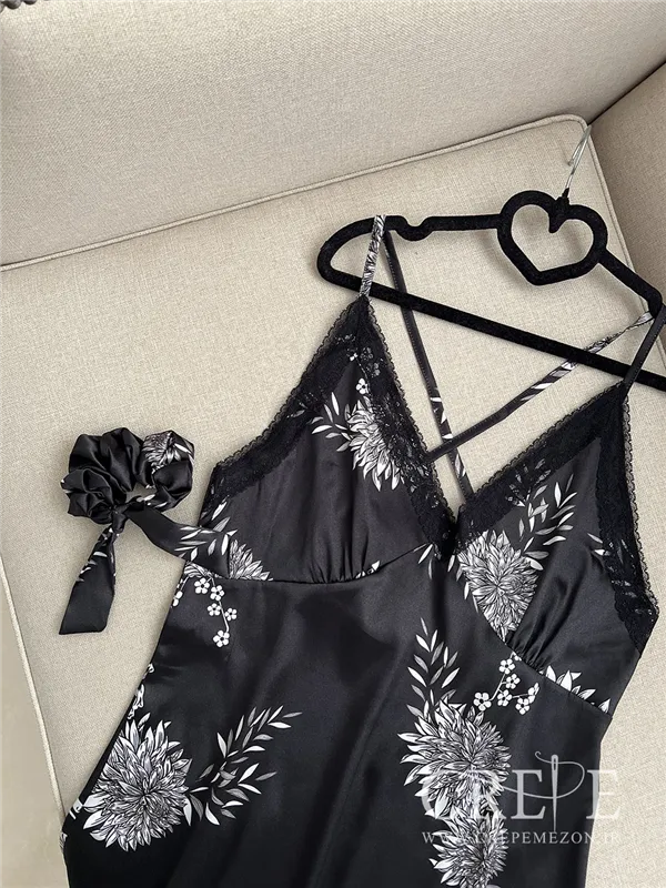 لباس خواب پیراهنی طرح دار لورنزا