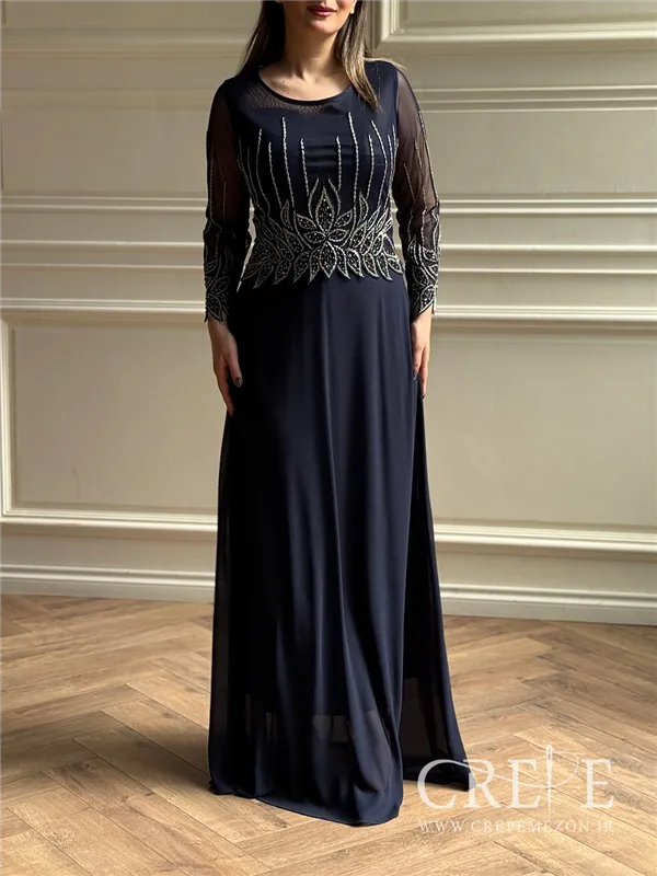 ماکسی سنگدوزی سایزبزرگ لاله