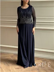 ماکسی سنگدوزی سایزبزرگ لاله