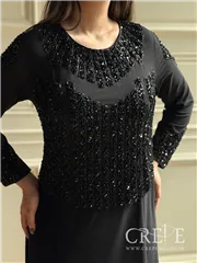 ماکسی سایز بزرگ پولکی نساء